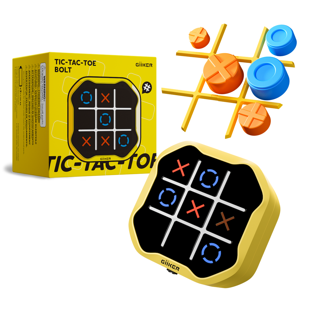 000.png GIIKER Tic-Tac-Toe Bolt Smart Game - Yellow