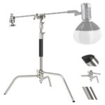NEEWER SC17220IN Stainless Steel Heavy Duty C Stand with Boom Arm