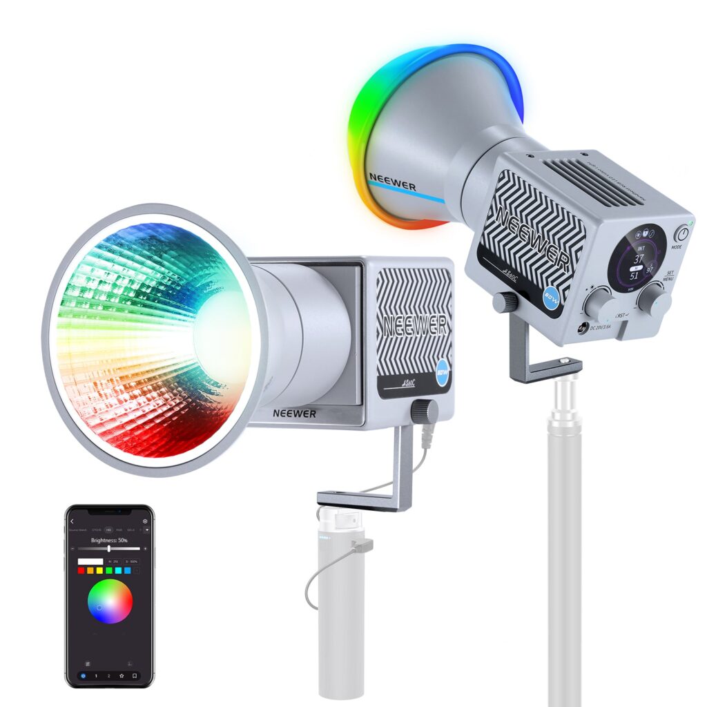 NEEWER HS60C 60W Portable RGB LED Video Light