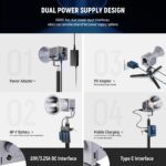 NEEWER HS60C 60W Portable RGB LED Video Light