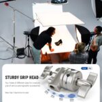 NEEWER SC17220IN Stainless Steel Heavy Duty C Stand with Boom Arm