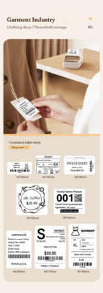 NIIMBOT B21 Bluetooth Thermal Label Printer