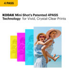 KODAK Mini Shot 2 Retro C210R Instant Camera and Printer - Yellow
