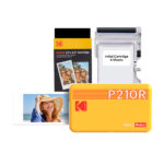 KODAK Mini 2 Retro P210R Portable Instant Photo Printer - Yellow
