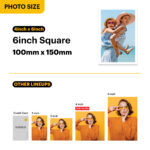 KODAK Dock Plus PD460 4x6 Instant Photo Printer - Yellow