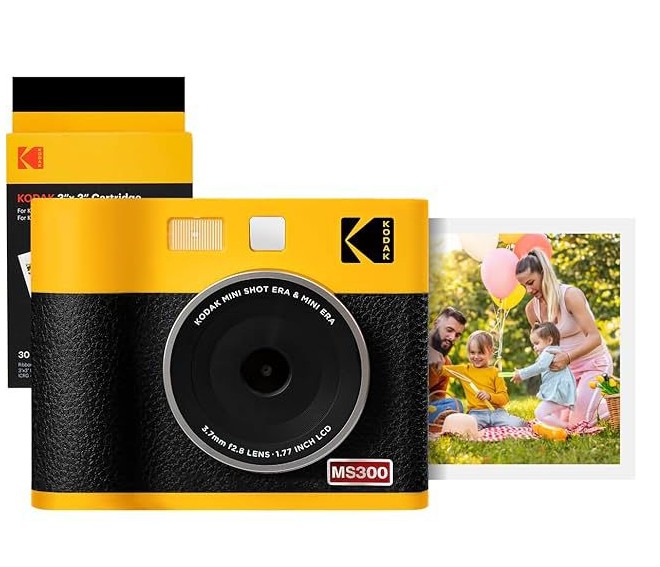 WhatsApp-Image-2025-12-23-at-13.04.58.jpeg KODAK Mini Shot 3 ERA MS300 Instant Camera Pack + 60 Photos - Yellow