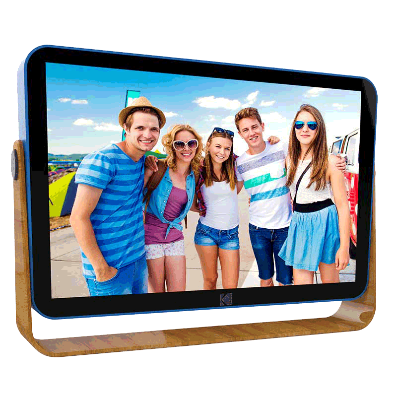 KODAK RWF-108V 10.1-inch Metal Wi-Fi Digital Photo Frame - Ocean Blue