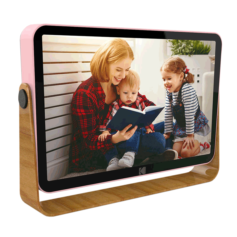 KODAK RWF-108H 10.1-inch Metal Wi-Fi Digital Photo Frame - Ocean Blue