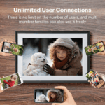 KODAK RCF-1018 10.1-inch Wi-Fi Digital Photo Frame - Burlywood