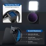 NEEWER Clip On 67mm ND2-ND32 HD Variable Phone Lens Filter Kit