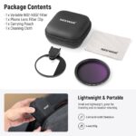 NEEWER Clip On 67mm ND2-ND32 HD Variable Phone Lens Filter Kit