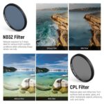 NEEWER FL-P4 67mm Clip-On Phone Lens Filter Kit