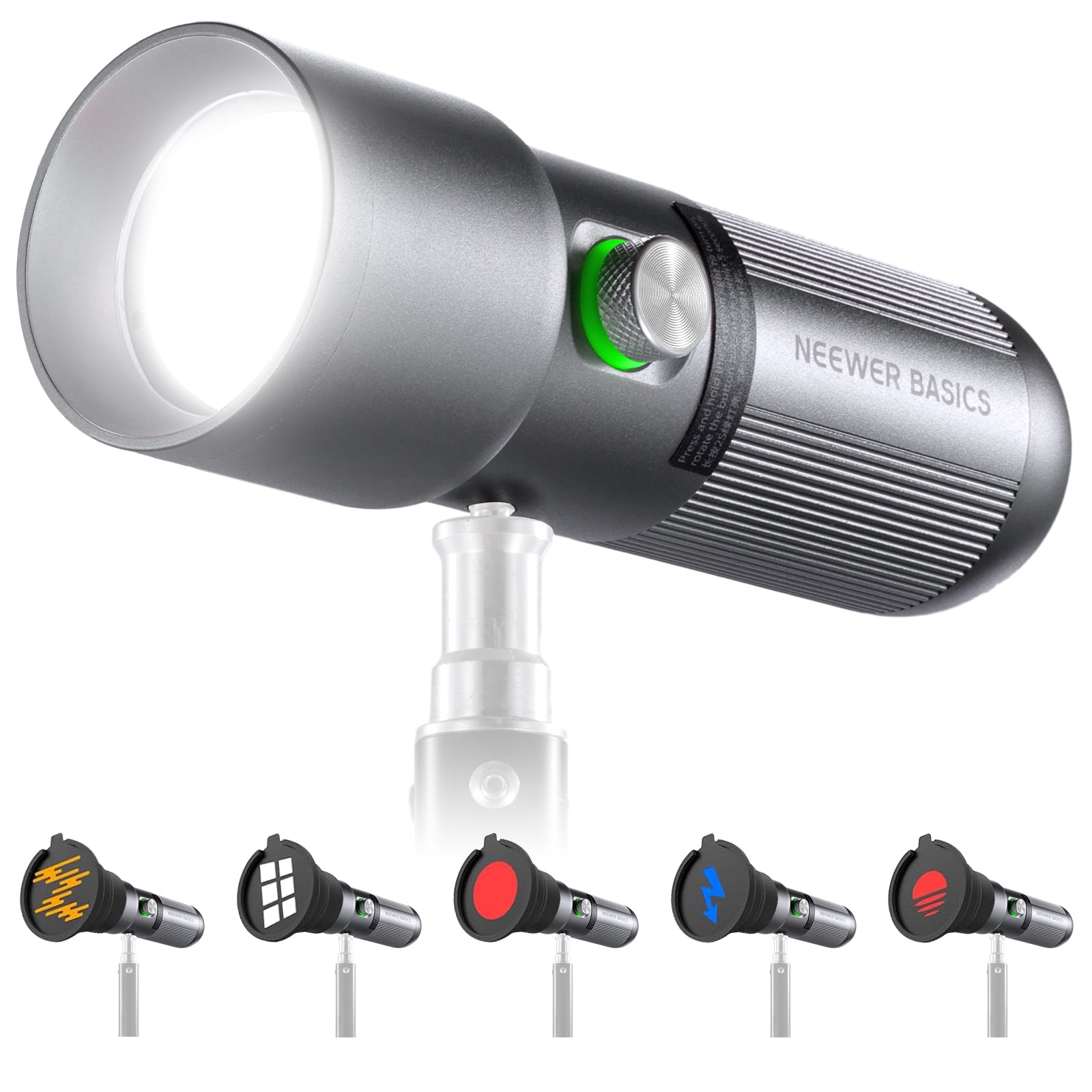 neewer-00512-hero NEEWER BASICS FL10 10W Portable Photography Flashlight