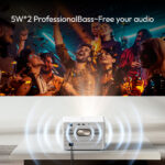 BYINTEK PLATO T5 Smart LCD Projector - Front-facing product angle