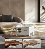BYINTEK PLATO T5 Smart LCD Projector - Feature summary slide
