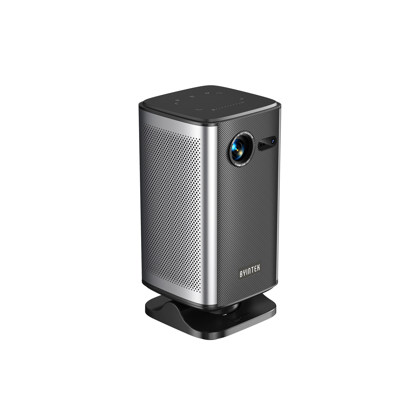 BYINTEK UFO P70X Smart DLP Projector - Clean silver product packshot BYINTEK UFO P70X Smart DLP Projector - Clean silver product packshot