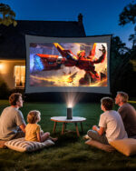 BYINTEK UFO P70X Smart DLP Projector - Home cinema lifestyle