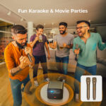 BYINTEK UFO R90 Max Smart DLP Projector - Alternate front angle