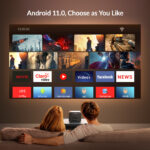 BYINTEK UFO R90 Max Smart DLP Projector - Smart system or UI visual