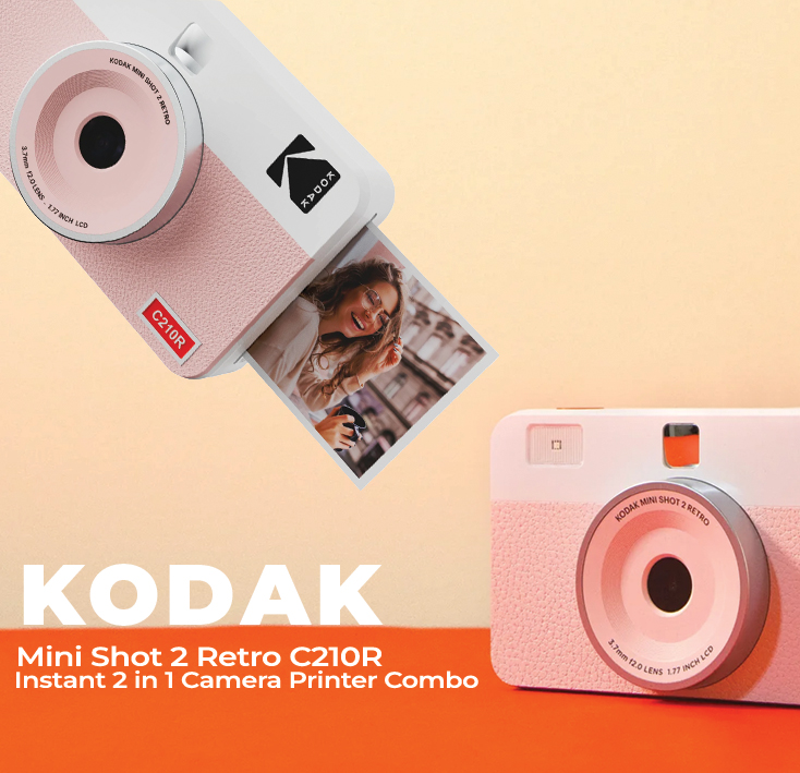 KODAK Mini Shot 2 Retro C210R instant camera banner